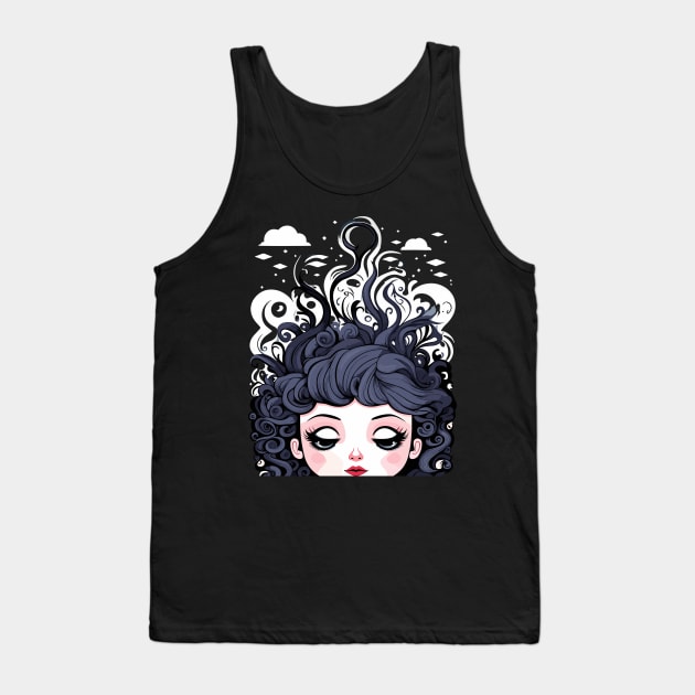 Dreadful Illusions: Nightmares That Haunt Reality Tank Top by abdellahyousra